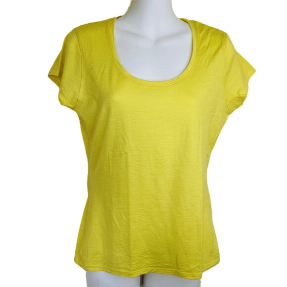 Segments Merino Wool T-shirt Base Layer Short Sleeve Bright Yellow - Picture 2 of 7